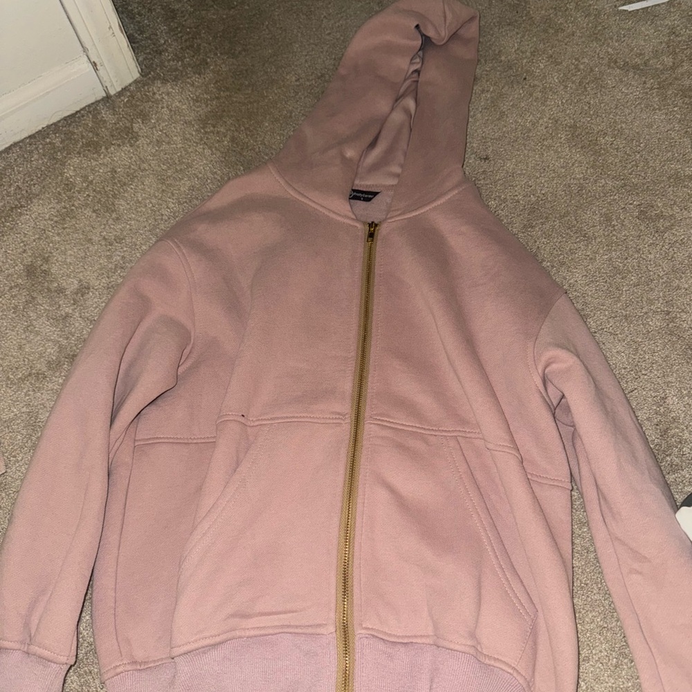 Women's pink Zip-Up Hoodie